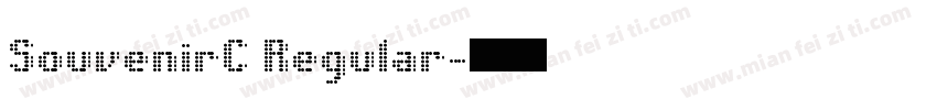 SouvenirC Regular字体转换